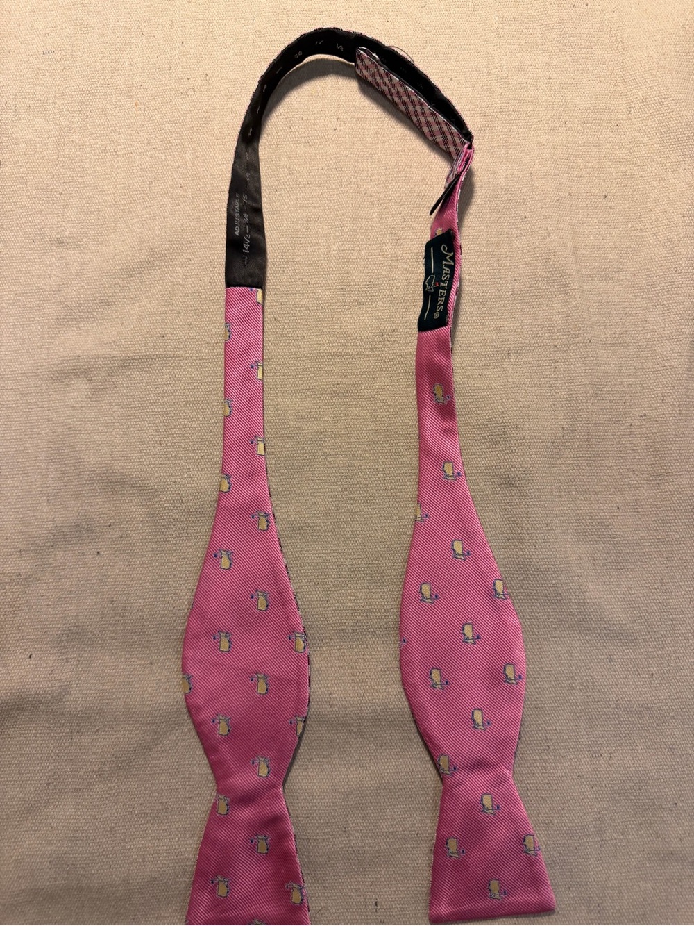 Augusta Masters Social Bow Tie Pink